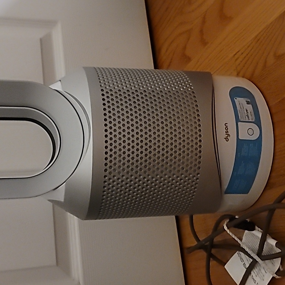 Dyson White and Silver Cool Fan and Heat